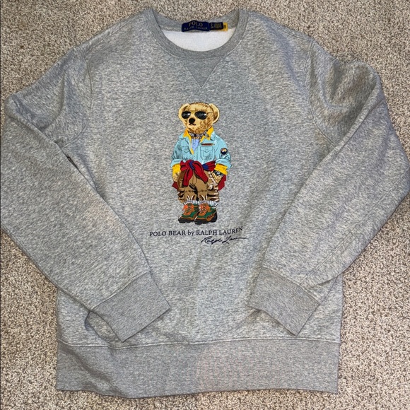 Ralph Lauren Polo Bear & Big Pony Fleece Sweatshirt - Picture 2 of 5